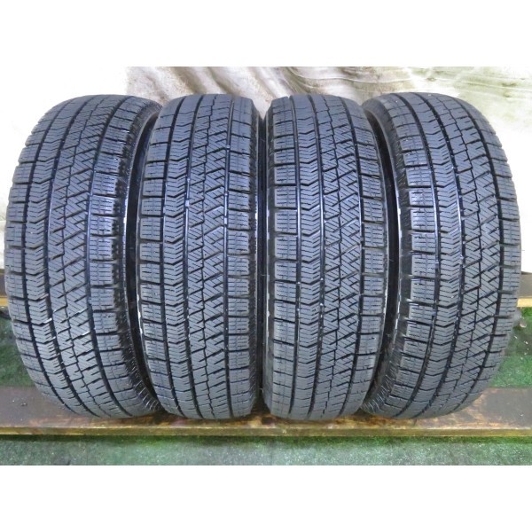 2018年製 9分山 ブリヂストン BLIZZAK VRX2 155/65R14 75Q 4本/札幌市手渡し可/中古スタッドレスタイヤ(冬タイヤ)デイズ P_59