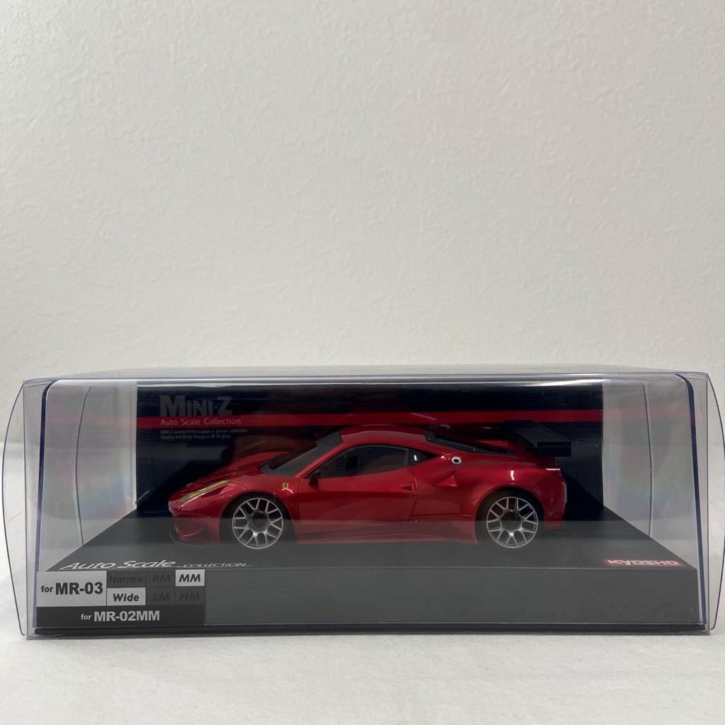 京商 MINI-Z FERRARI 458 ITALIA GT2 ミニッツ レーサー フェラーリ
