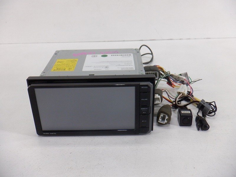 ケンウッドナビNMZK-W67D中古品 ダイハツ純正ナビ NMZK-W69D 7型200mm