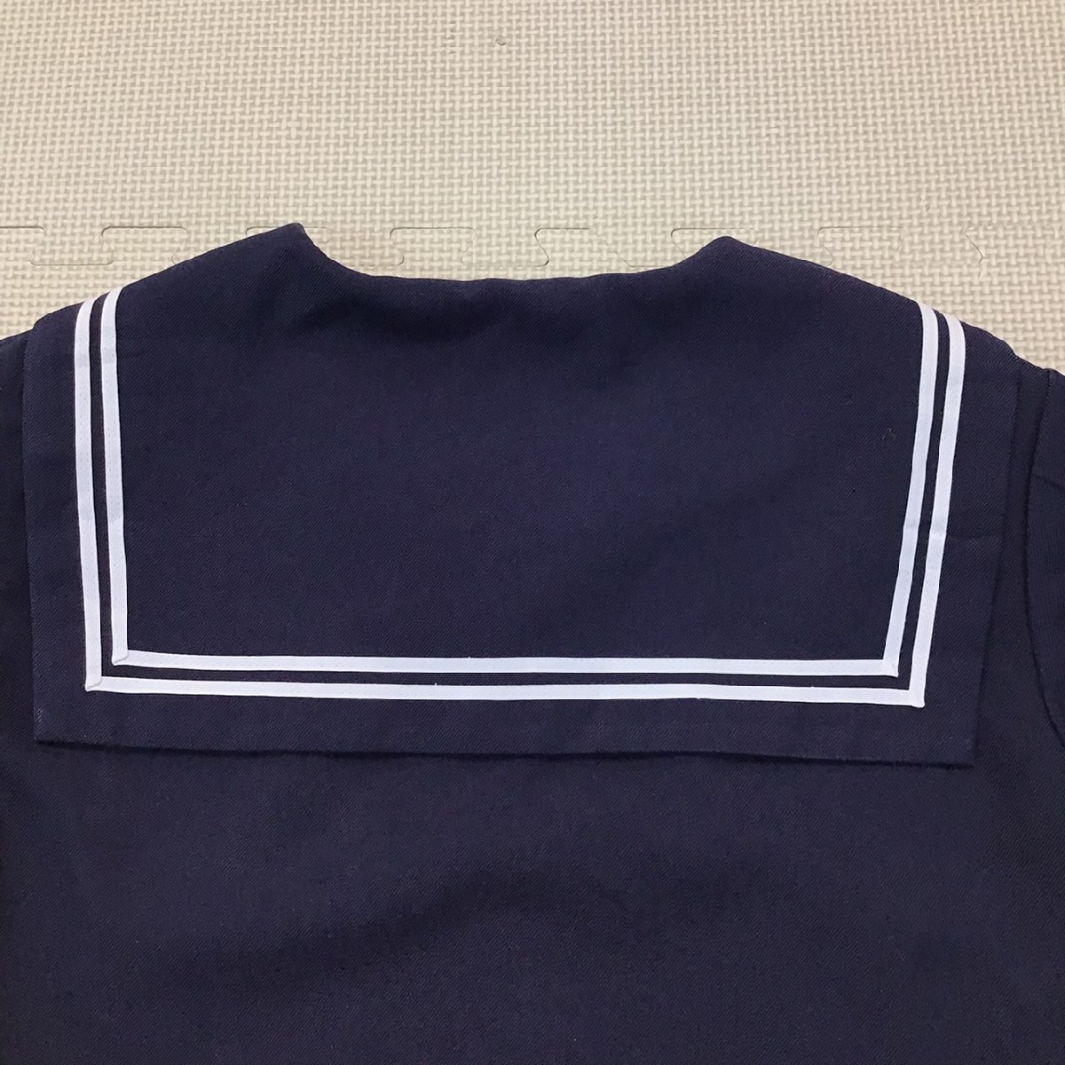 O302 (中古) 岡山県 総社西中学校 (旧制服) セーラー服 上下セット /175A/W72/セーラー/スカート/中学校/高校/制服/学生服/女子学生