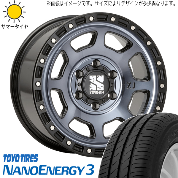 エブリィワゴン バモス 155/70R13 13インチ トーヨータイヤ ナノエナジー3 MLJ エクストリームJ XJ07 4.0J +45 4/100