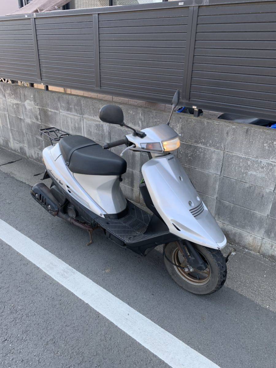 スズキ　アドレスV100 CE13 低走行7237km　実走行　千葉県より　2サイクル
