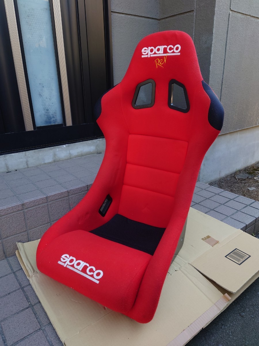 スパルコ rev スパルコ シート 赤 SPARCO フルバケットシート REV 