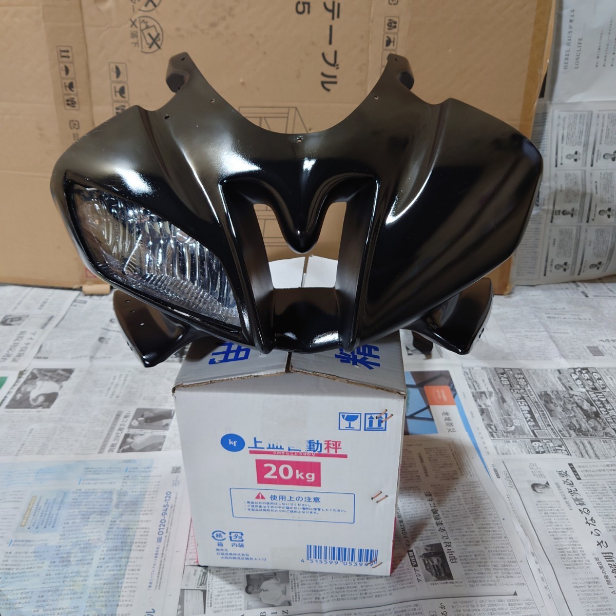 走り屋必見！片目耐久仕様(中古)YZF-R6 13s クレバーウルフ FRPカウル 