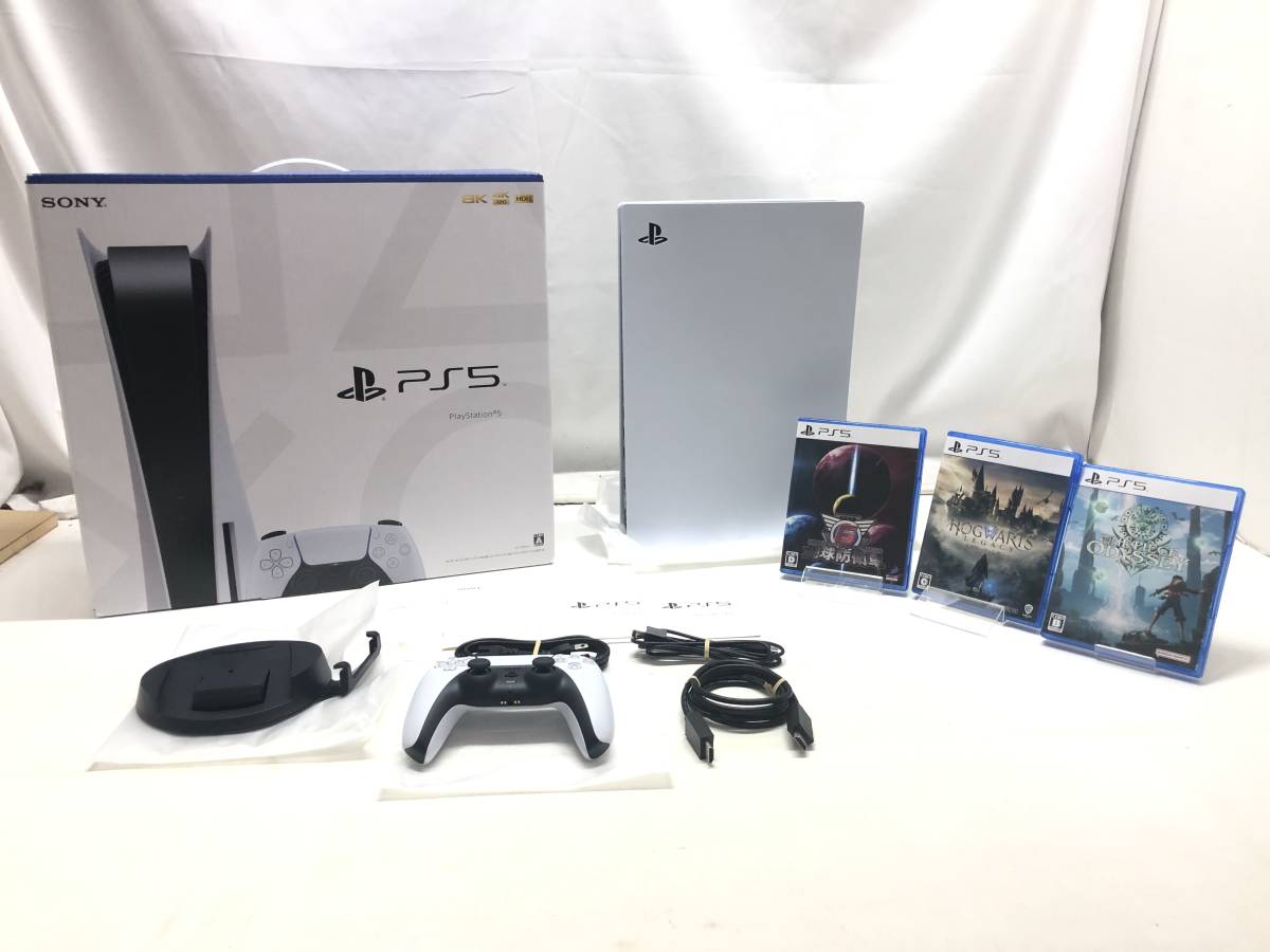 7746】SONY ソニー PlayStation5 PS5 CFI-1200A 01 825GB + ソフト