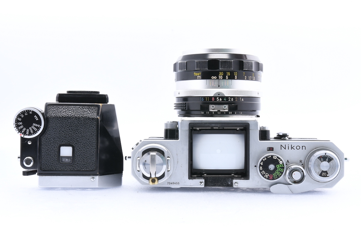 Nikon F フォトミックFTN 704万台 + 非AI 50mm F1.4 ニコン フィルム
