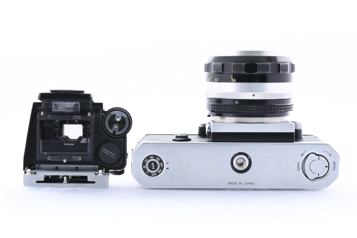 Nikon F フォトミックFTN 704万台 + 非AI 50mm F1.4 ニコン フィルム
