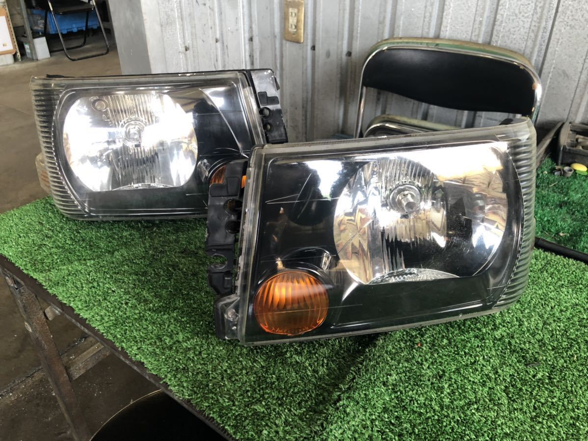  ミニキャブ U61W他 クリッパー U62W他 ヘッドライト 左右セット P1711 ミツビシ 三菱 日産 薄い劣化 黄ばみ クリアハゲあり(ヘッドライト)｜売買されたオークション情報、yahooの商品情報をアー 三菱用