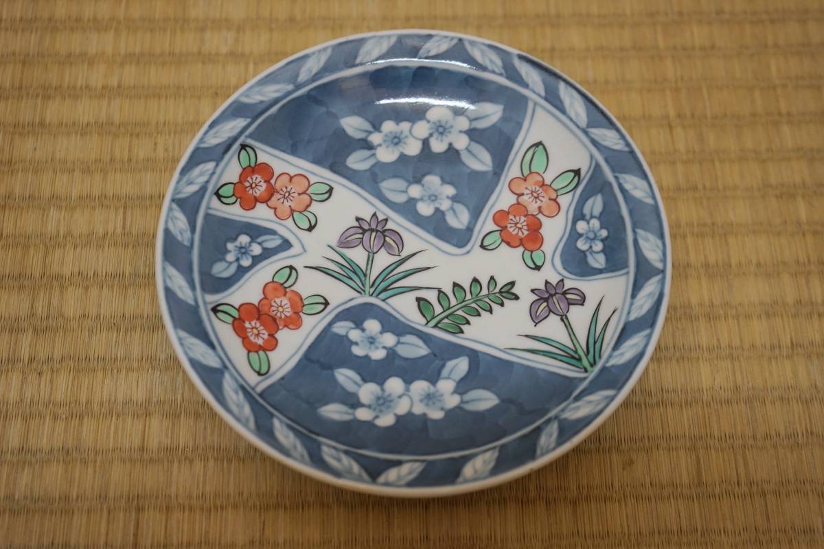 五代・佐藤走波 ◎西村道具店◎☆有田焼☆佐藤走破☆手彩色絵染付染錦