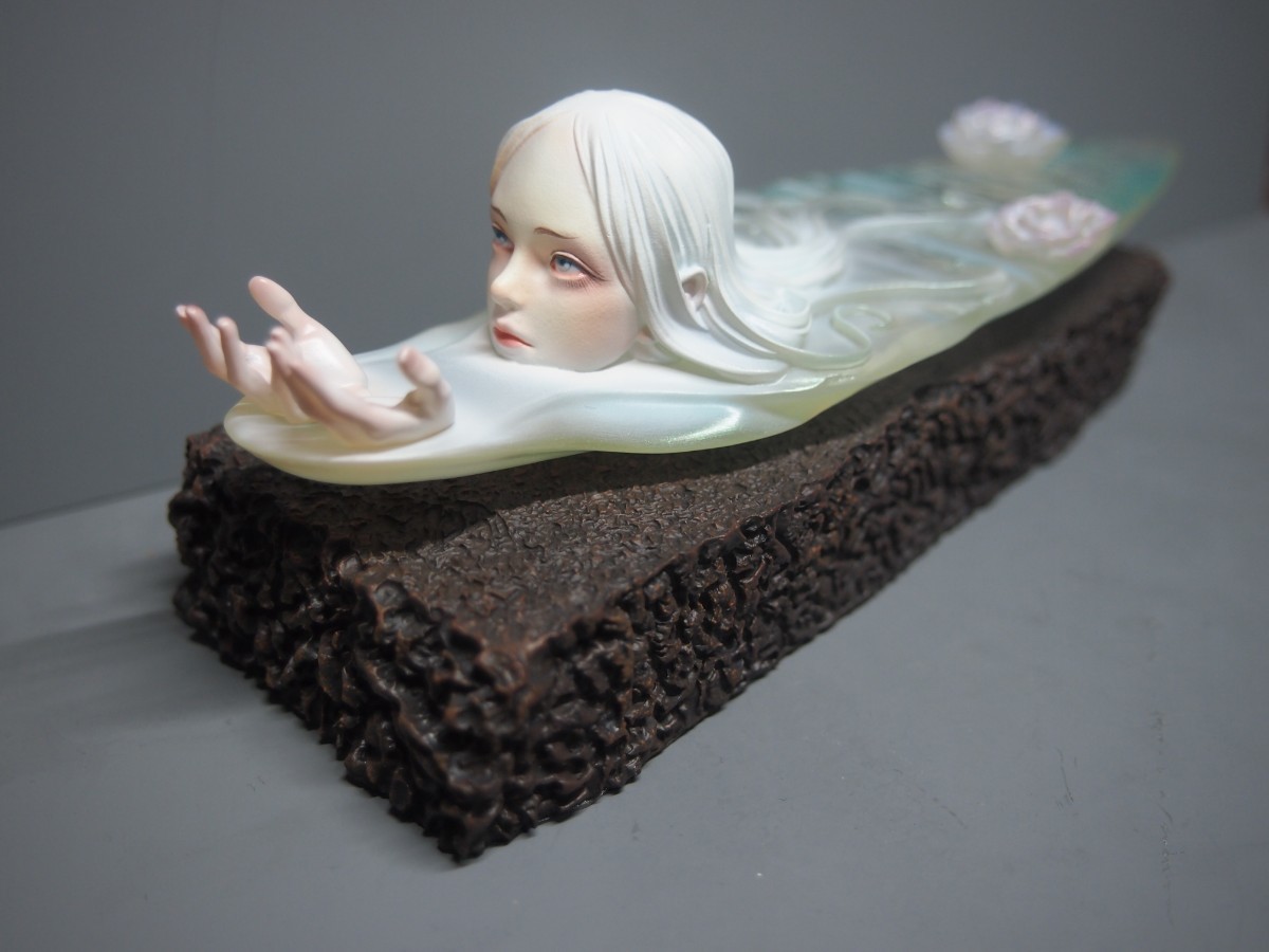 大畠雅人 人魚 (白色版）Sumart 塗装済み完成品