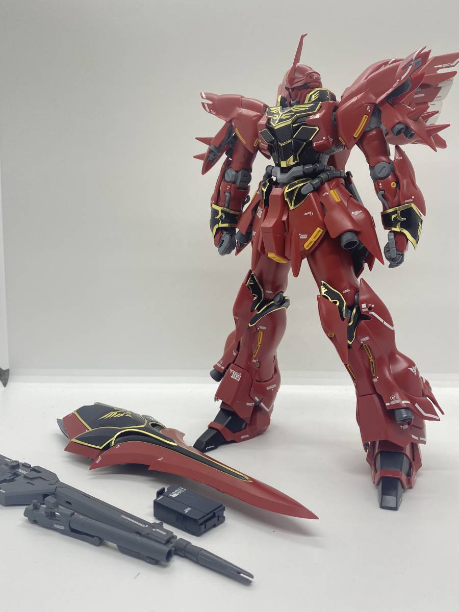 MG シナンジュ 部分塗装完成品 【公式通販】