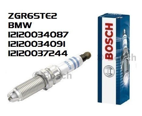 一台分(4本) BMW 1シリーズ E82 120i クーペ LBA-UC20／N43B20A BOSCH スパークプラグ ZGR6STE2