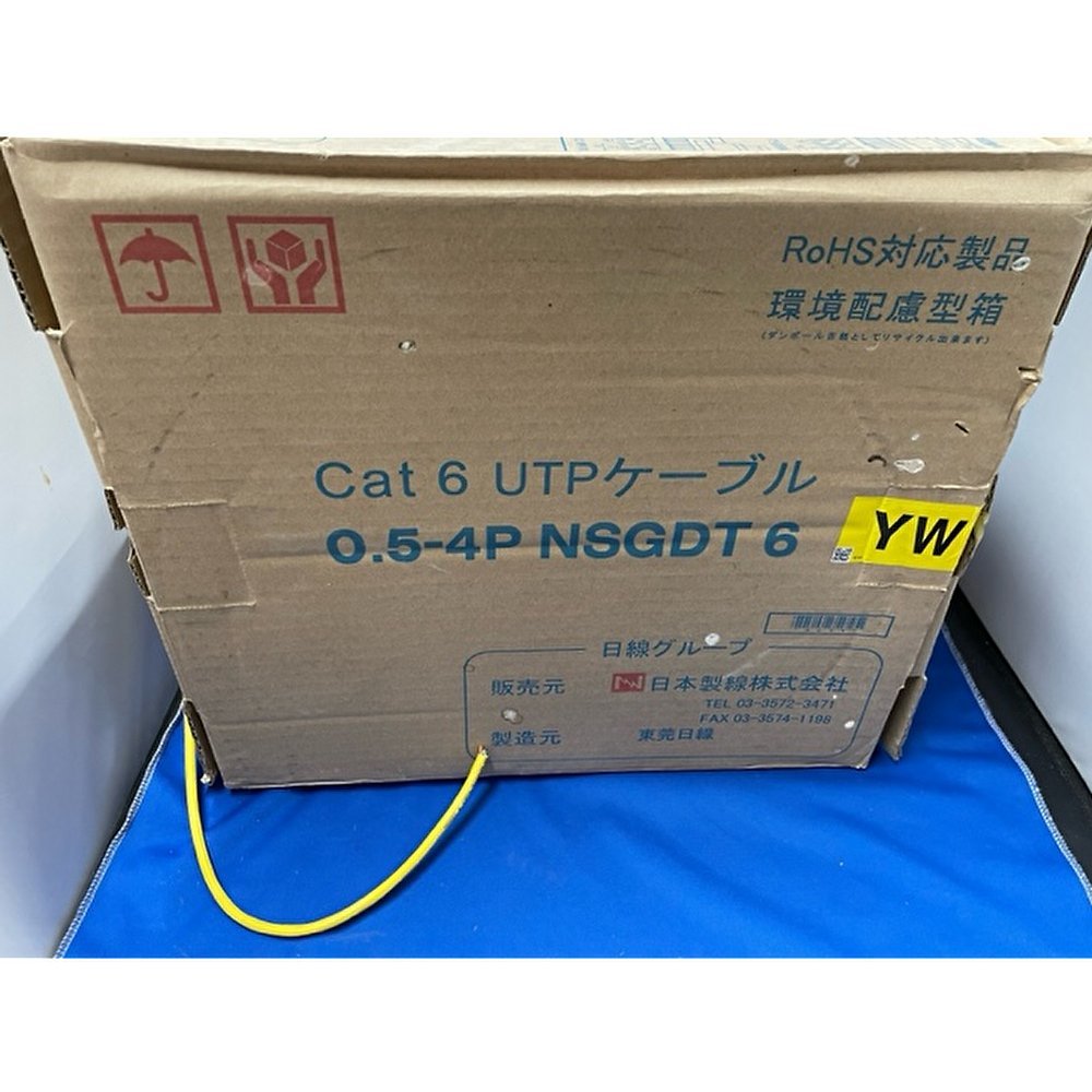 日本製線 0.5-4P NSGDT6 Cat6UTPケーブル 黄色(電材、配電用品)|売買されたオークション情報、yahooの商品情報を ...