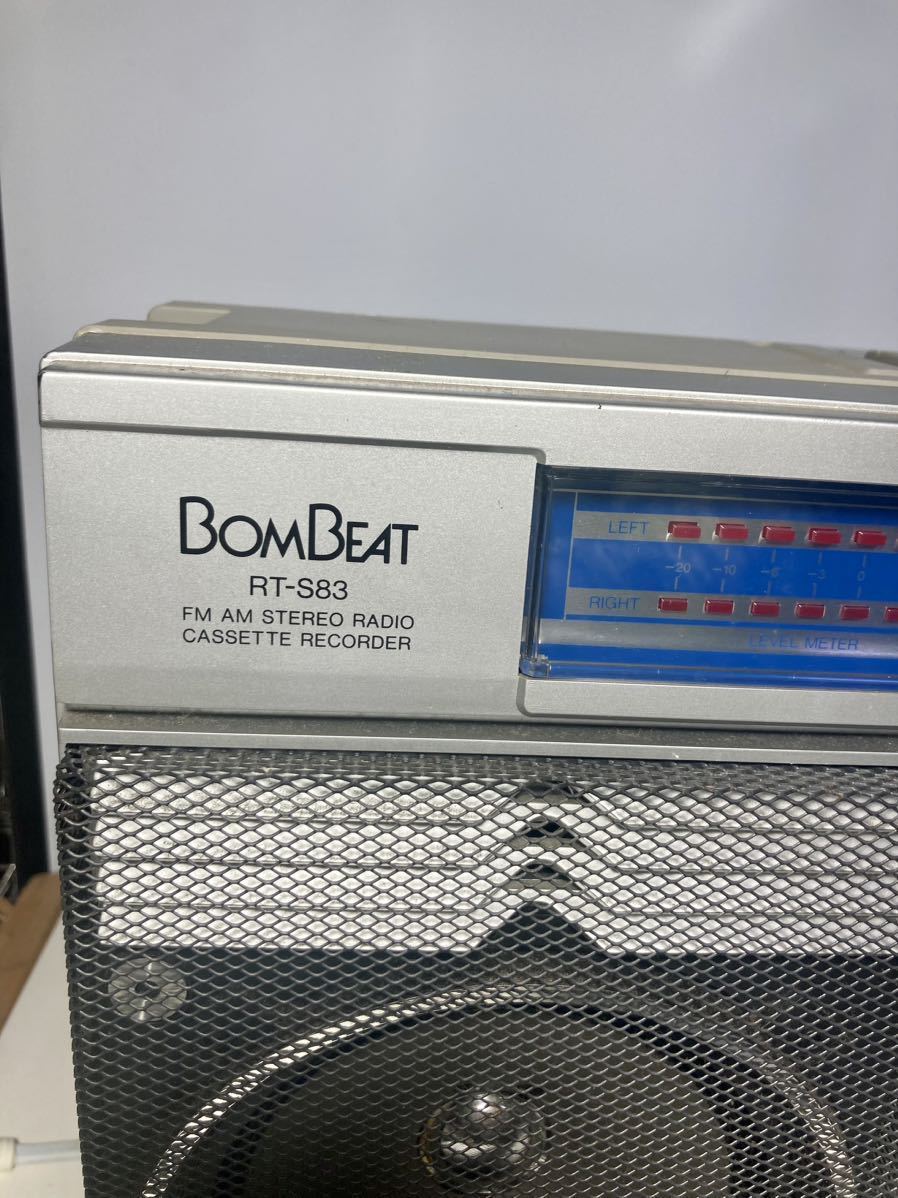 TOSHIBA BOM BEAT RT-S83 ラジオカセットレコーダー 中古品 動作未確認