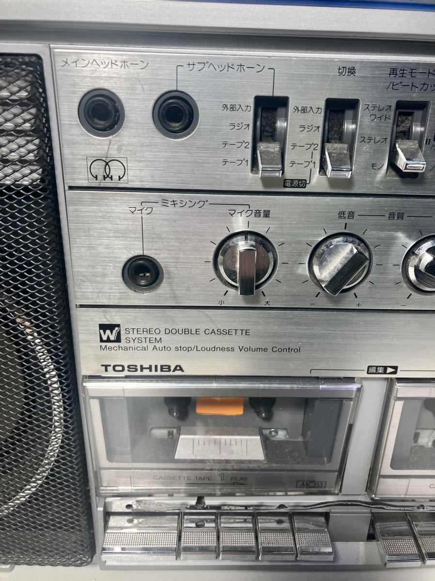 TOSHIBA BOM BEAT RT-S83 ラジオカセットレコーダー 中古品 動作未確認