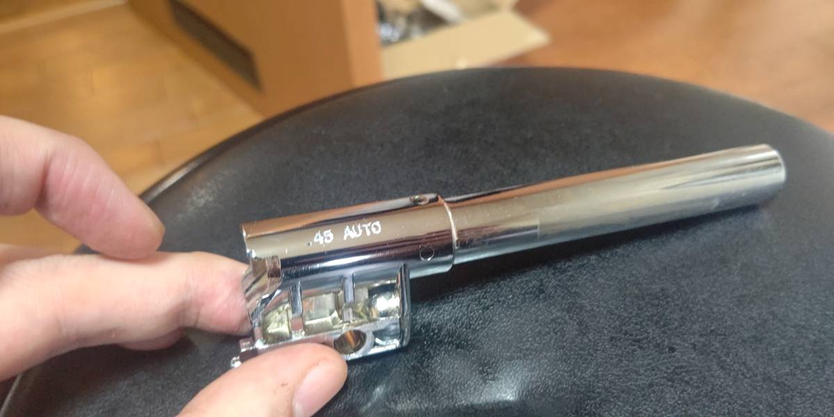 WA MGC GM2コンバットカスタム　未発火メッキバレル　激レア刻印　ガバメント　コマンダー　ナショナルマッチ