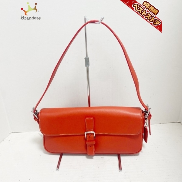 コーチ COACH ショルダーバッグ 7784 - レザー レッド 美品 バッグ