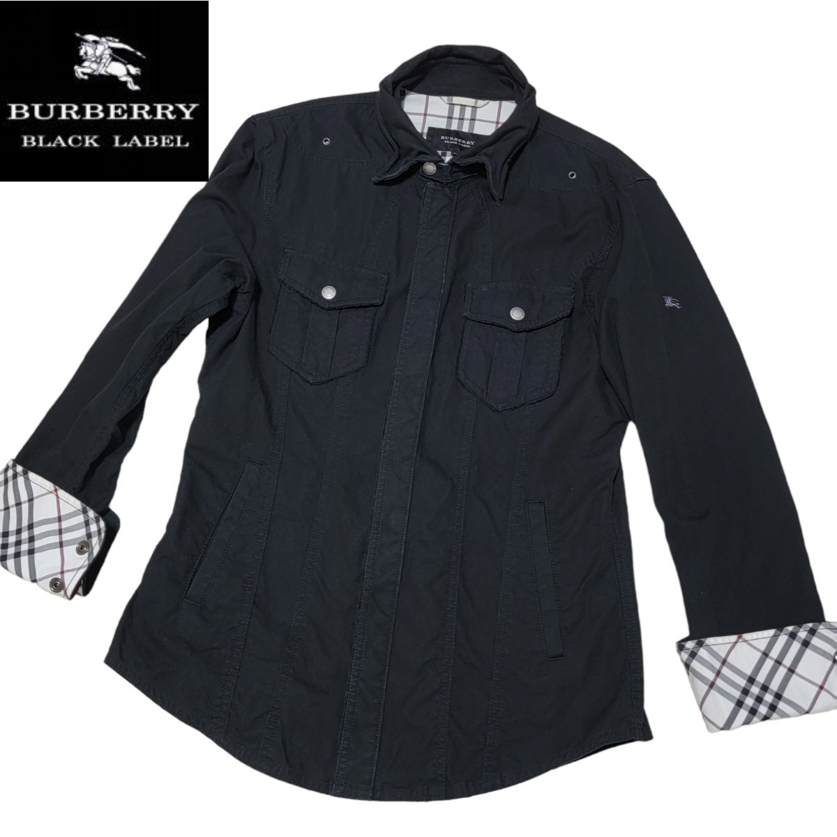 希少】三陽商会 バーバリーブラックレーベル BURBERRY BLACK LABELL 裏 
