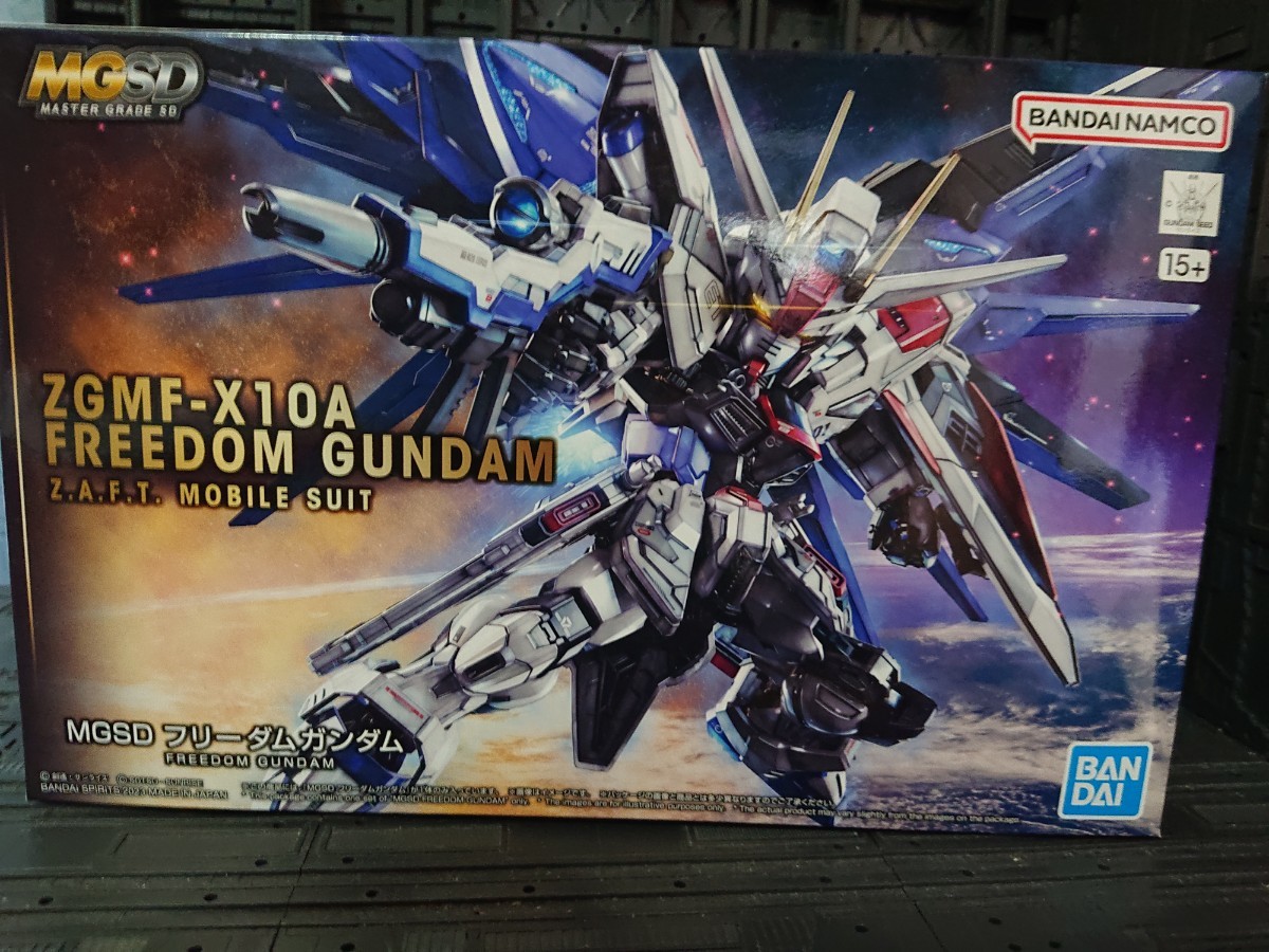 未組み立て バンダイ MGSD フリーダムガンダム - 制作レポート＃16MGSD