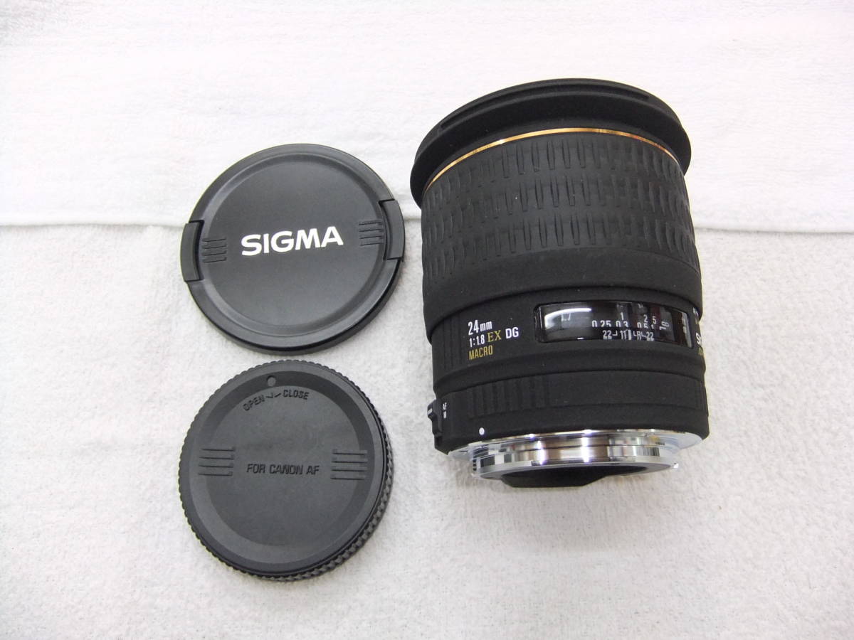 シグマ SIGMA 24mm F1.8 EX DG ASPHERICAL MACRO キヤノン用 カビ 