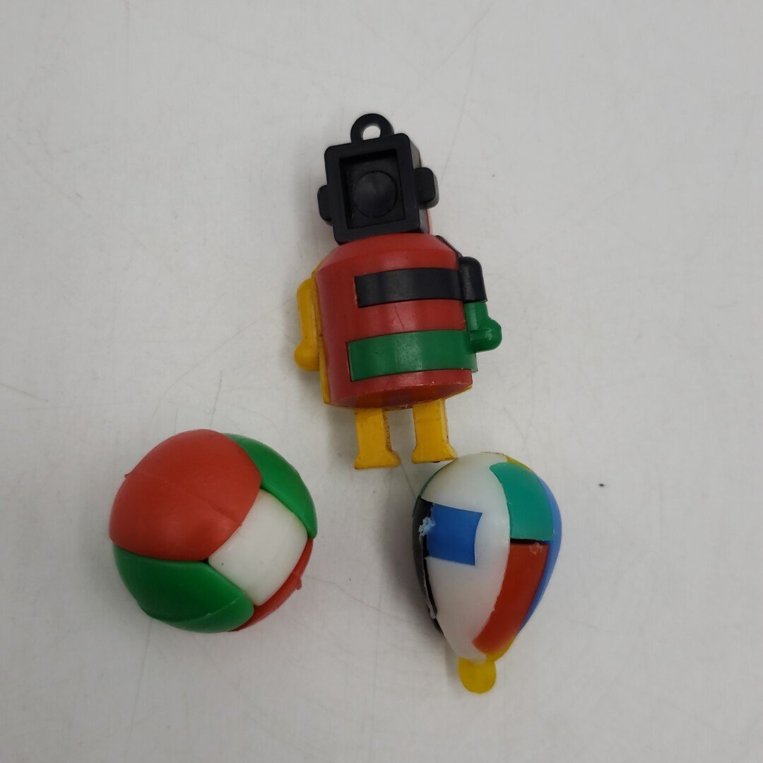 希少!! カバヤ食品 ビック・リーグ ガム おまけ 立体パズル ロボット型