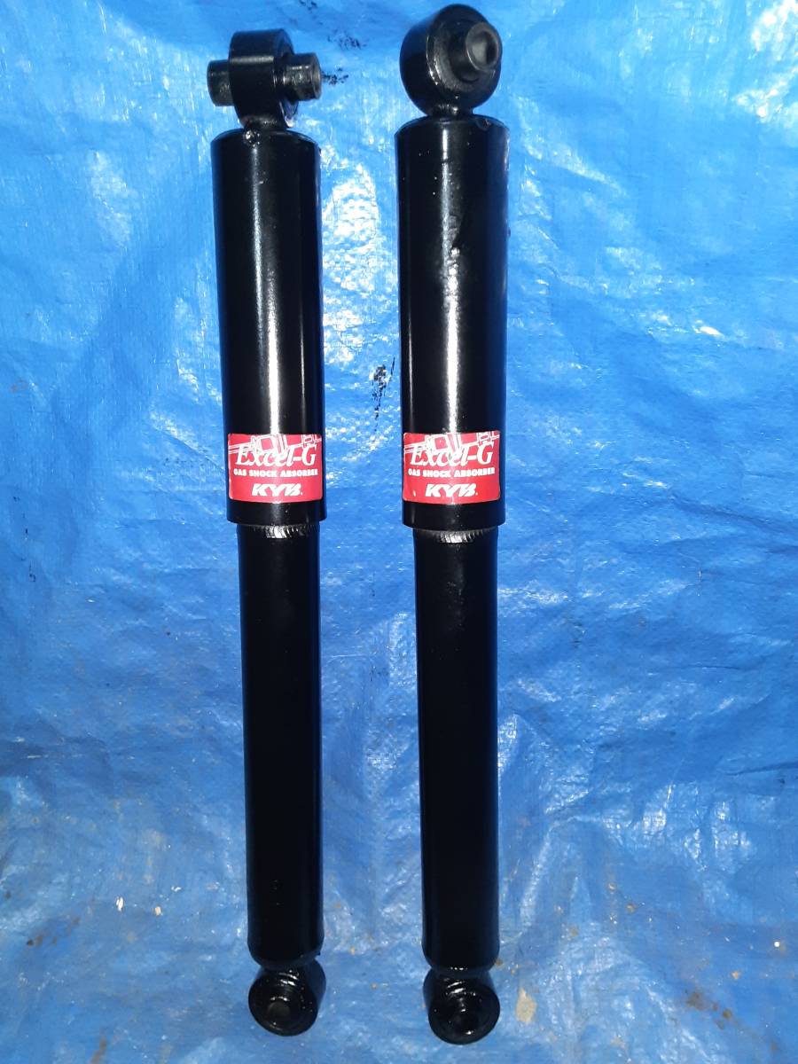 HE21S ラパン 左右リアショック 社外KYB Exel-G 純正補修用 41800-75HA0と同等品 送料込み (緑)