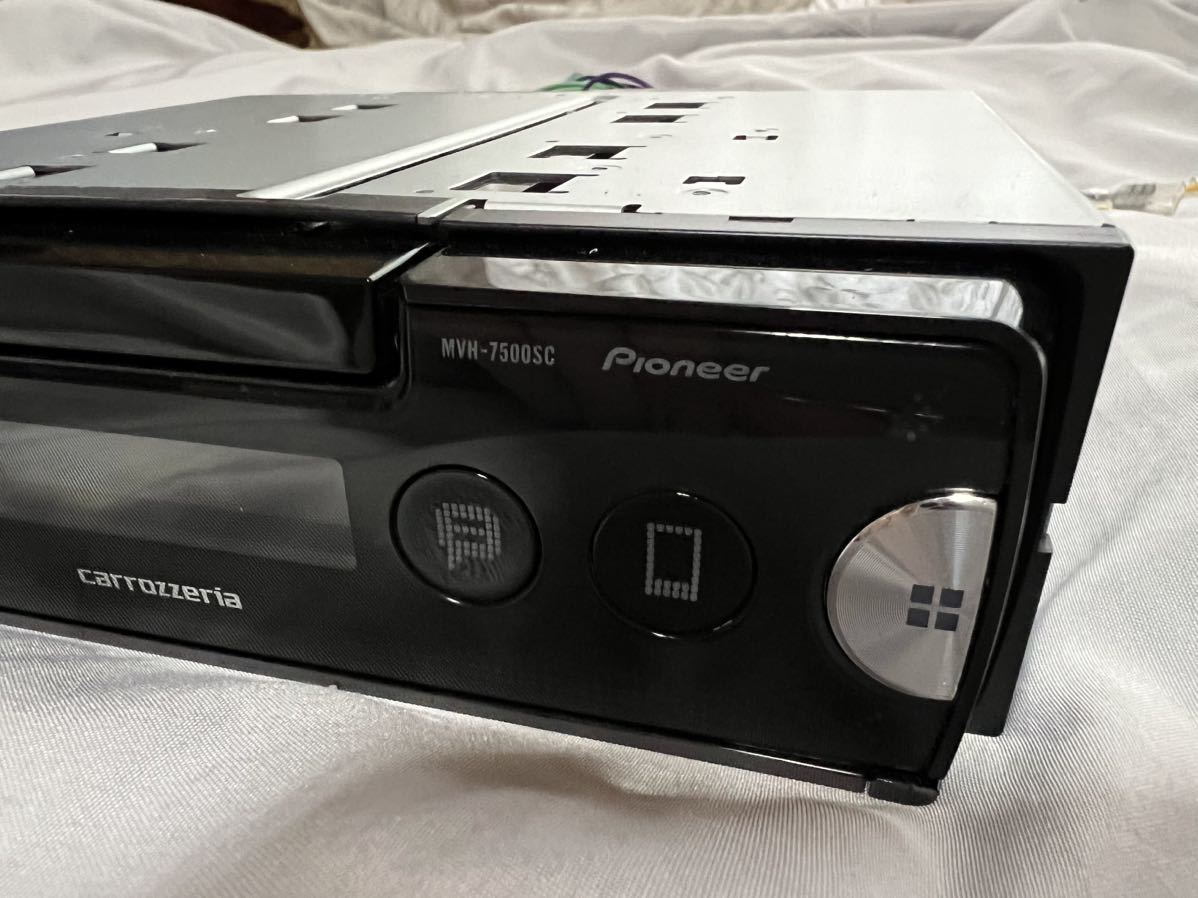 カロッツェリア MVH-7500SC 中古品 ※マイクリモコン欠品(カー