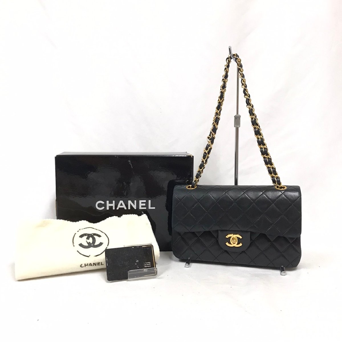▽▽シャネル CHANEL マトラッセ23 Wチェーン ショルダーバッグ 