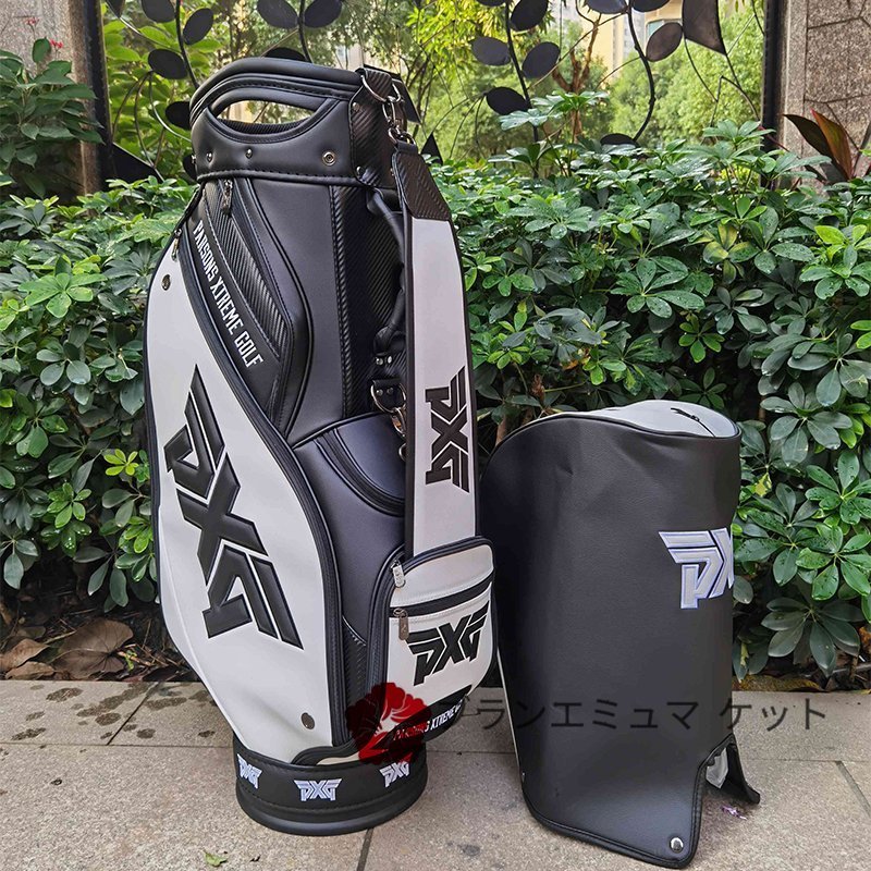 管理番号：LA-8 parsons xtreme golf　キャディバッグ　PXG 9.5インチ　新品未使用　ホワイト