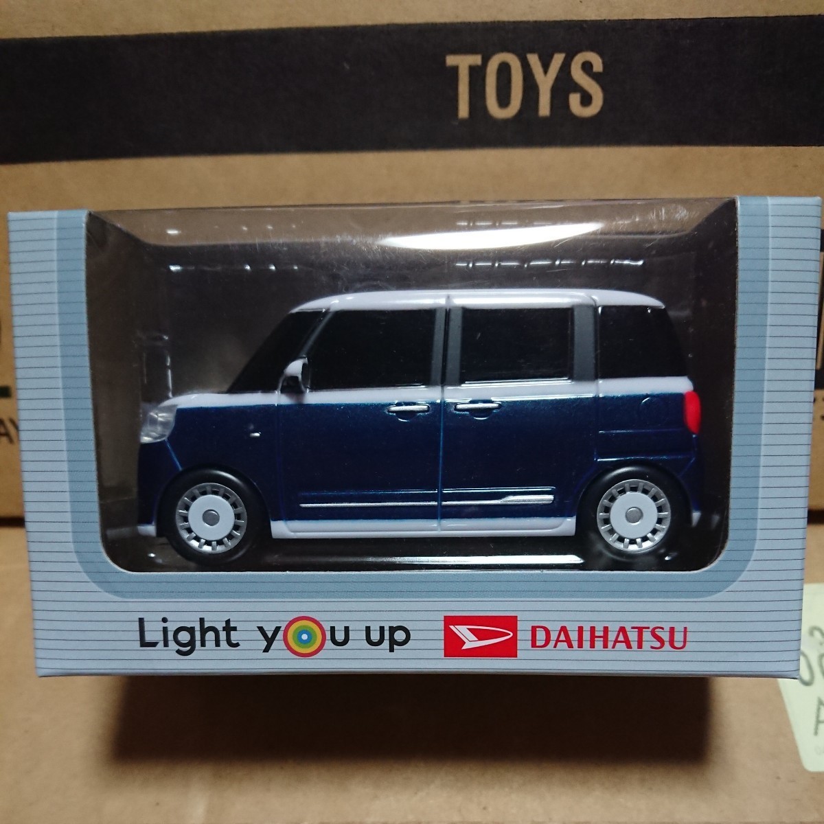 ダイハツ非売品 プルバックカー 新型ムーヴキャンバス ミニカー カラー 