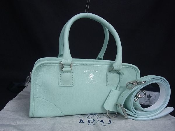 未使用 ADMJ エーディーエムジェイ ハンドバッグ ショルダー カーキ 