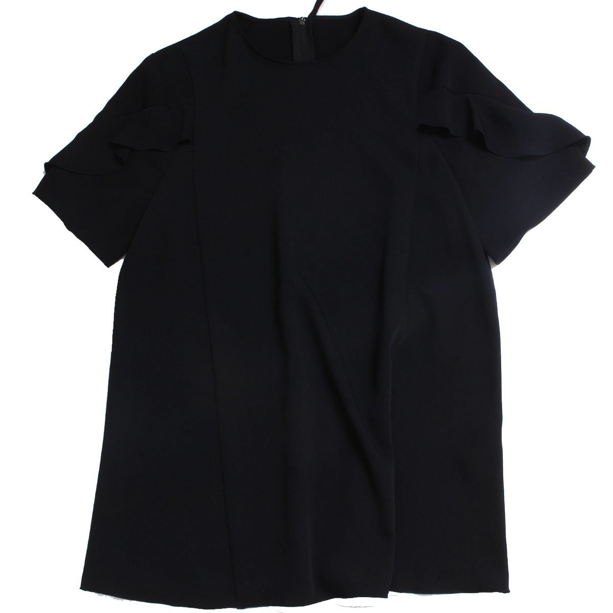 FOXEY NEW YORK FLOUNCE PETAL BLOUSE ブラウス size38 ネイビー 39469-NSTFZ102SI フォクシー ニューヨーク フラウンスペタル