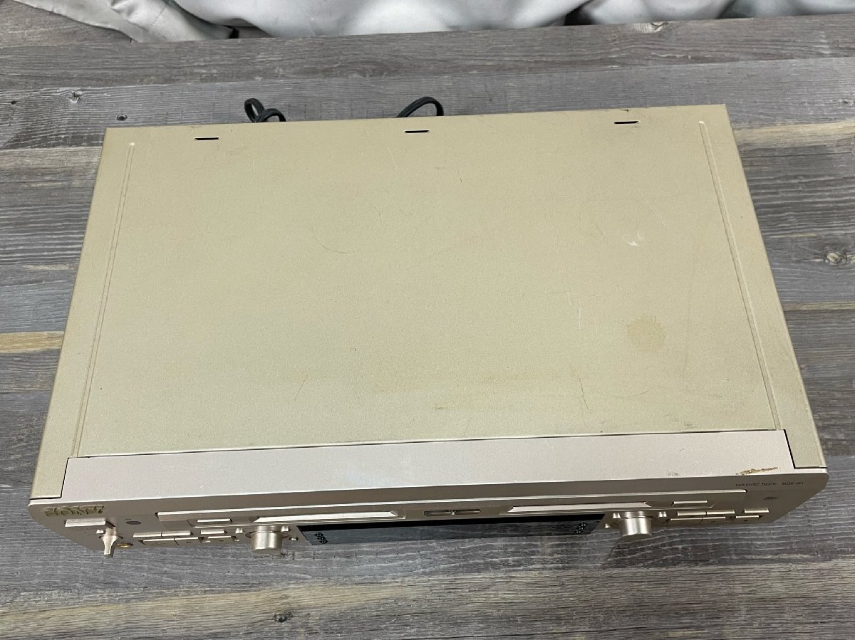 6346 SONY ソニー ダブル MDデッキ MDS-W1 ジャンク品 MDS-W1 ソニー