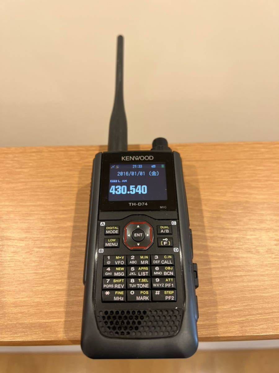 美品ケンウッド TH-D74 アマチュア無線機 動作確認済 th KENWOOD TH