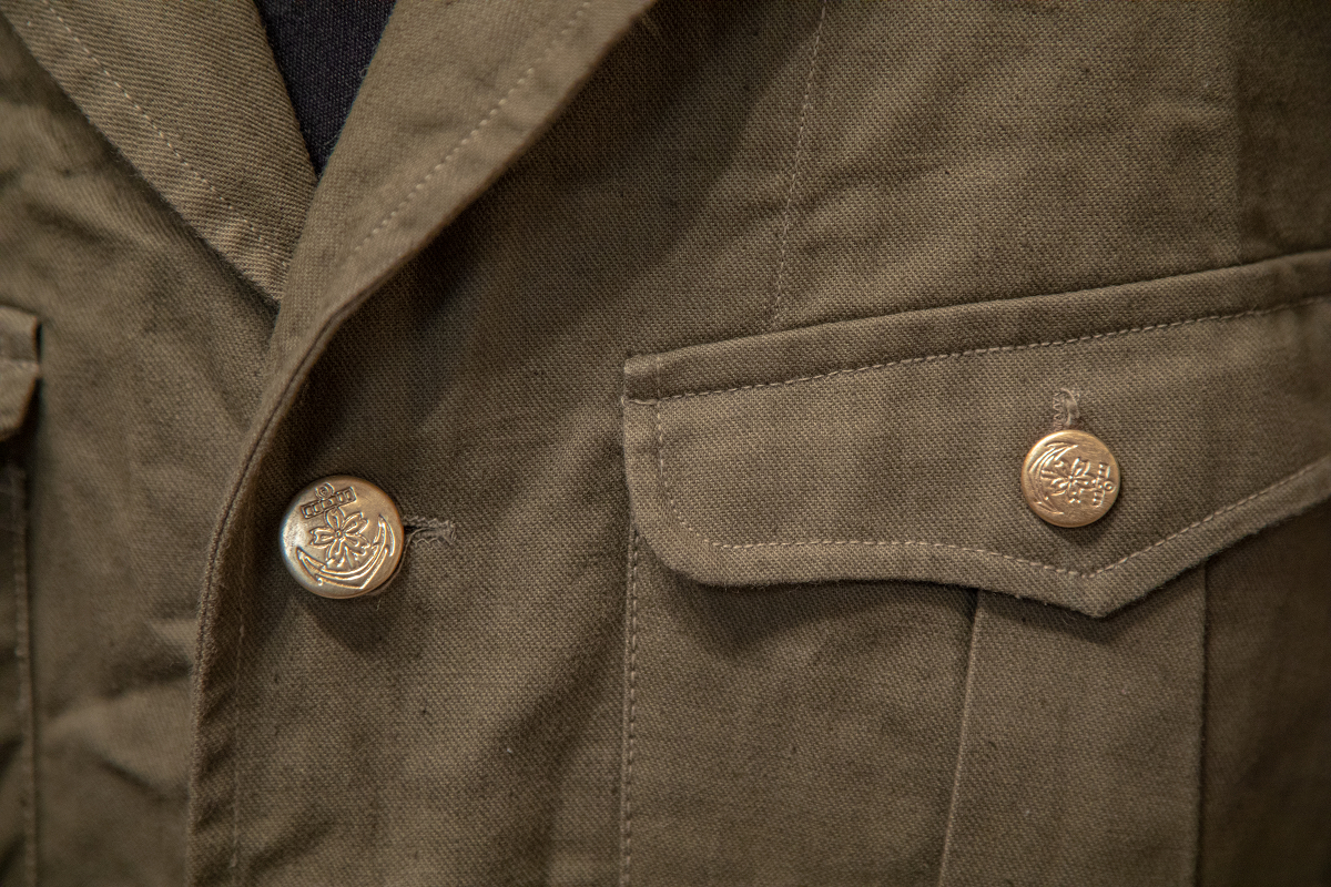 日本軍 海軍 三種軍衣/作業衣？（二号） 事業服 日本海軍 軍服 ミリタリー