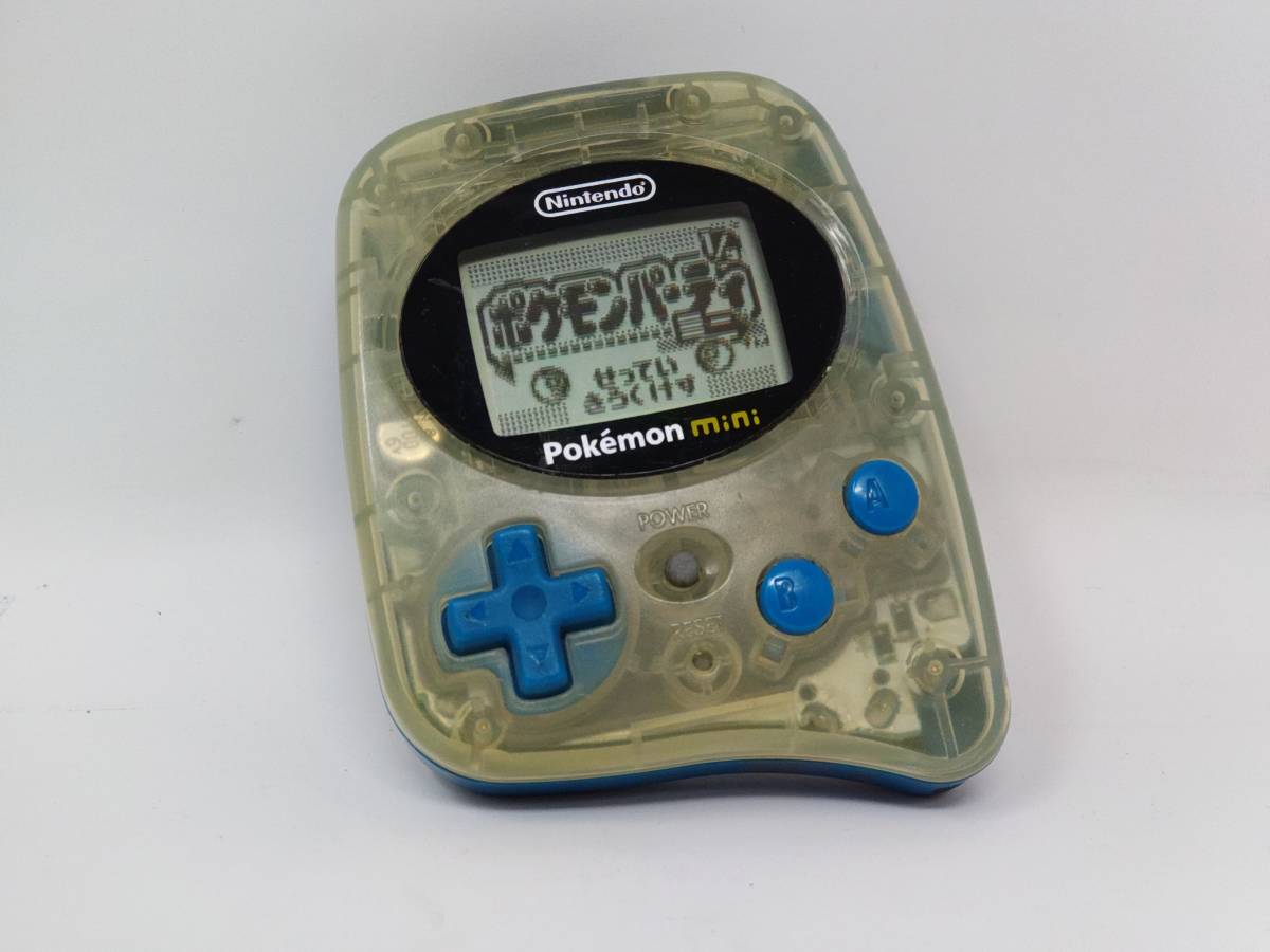 動作確認済　任天堂 Pokémon mini 本体 ポケモンパーティミニ　つき Pokemon mini ポケモンミニ pokemon party ポケモンパーティミニ 動作
