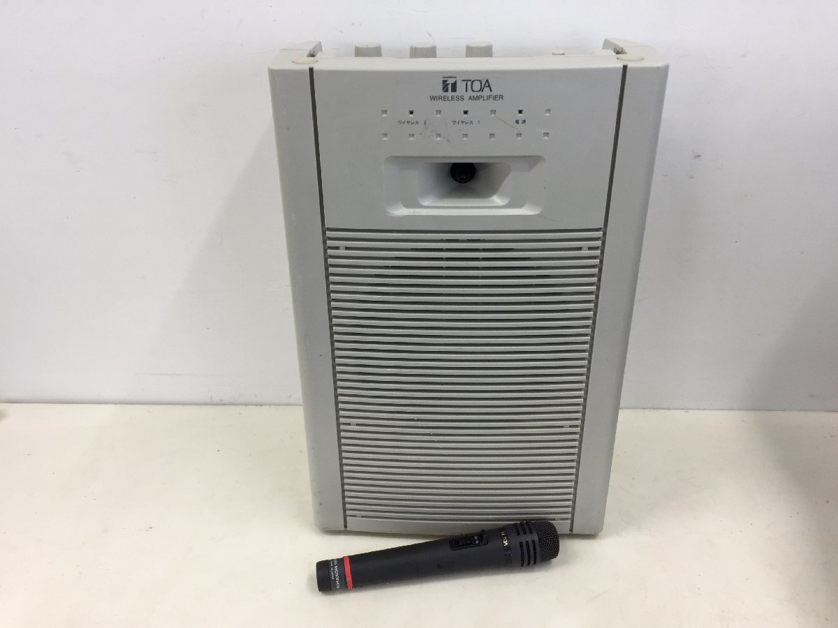 TOA トーア ワイヤレスアンプ WA-1802C /無線マイク(WM-1200 )1本付き