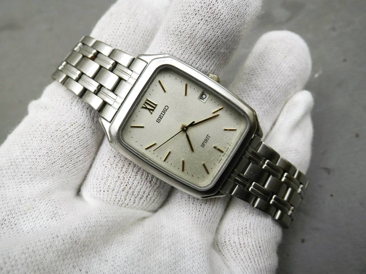 SEIKO SPIRIT 7N32-5000 メンズクォーツ 約68g 稼働現状品 の入札履歴 
