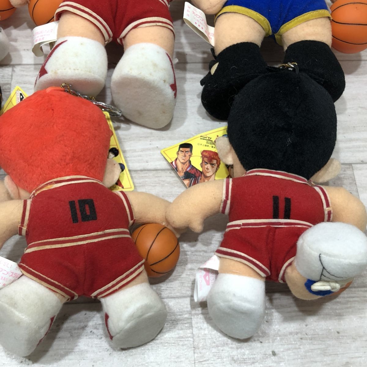 当時物 6体セット タグ付き スラムダンク SLAM DUNK ぬいぐるみ 人形