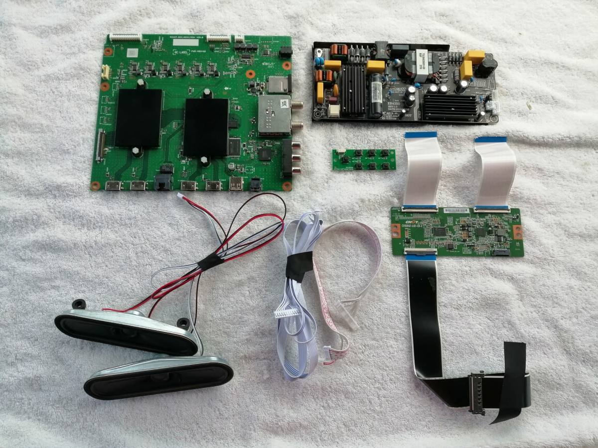 50インチ 50V型 4K対応 液晶テレビ LE-502T4KT-BK 電源基板 メイン基板  