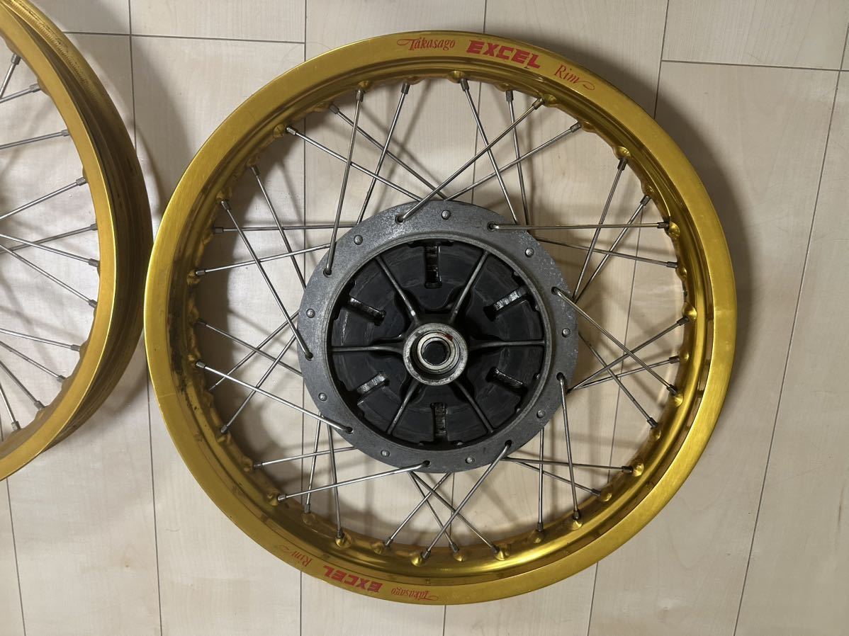 GT380 GS400 TAKASAGOホイールセット GS400用 ホイールセット タカサゴ takasago EXCEL エクセル GT380 流用
