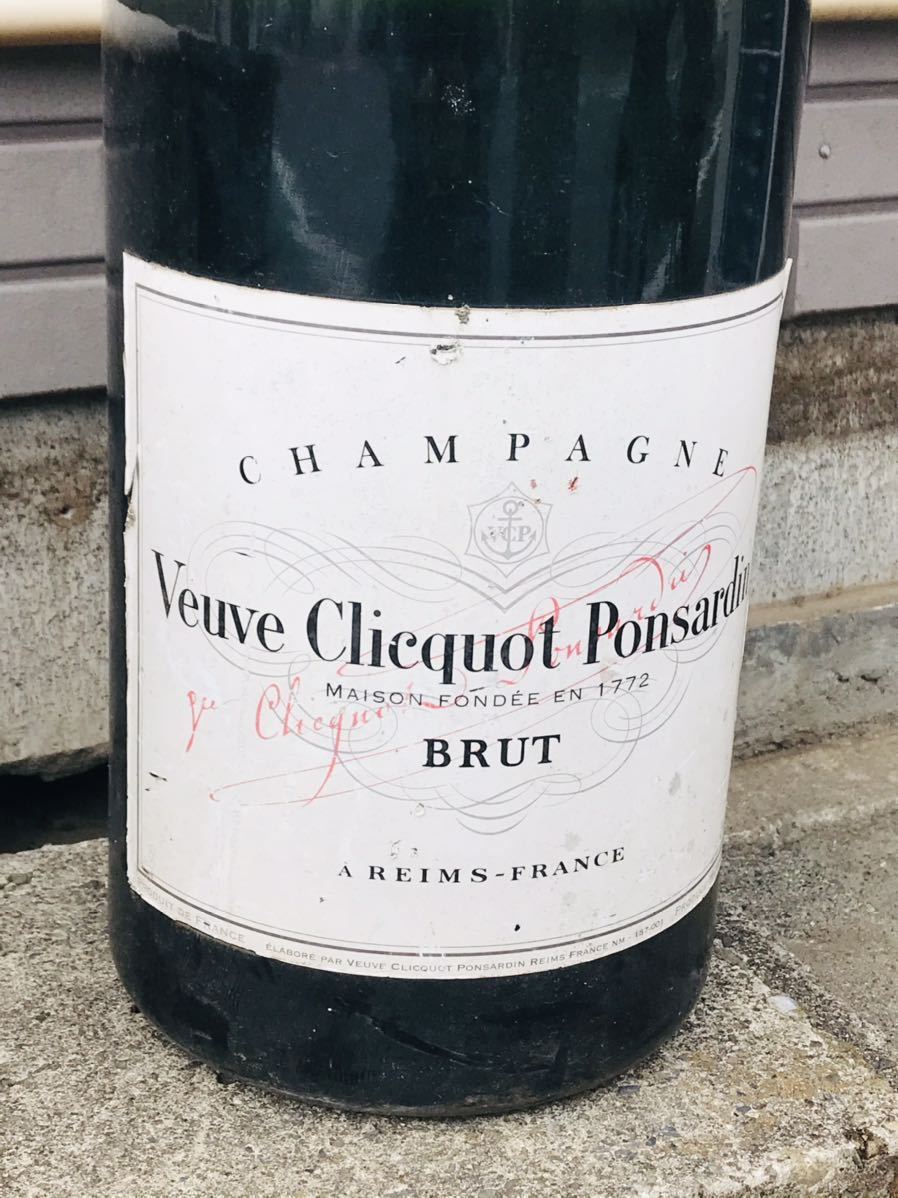 Veuve Clicquot ヴーヴ・クリコ 15L 空瓶 シャンパン ディスプレイ