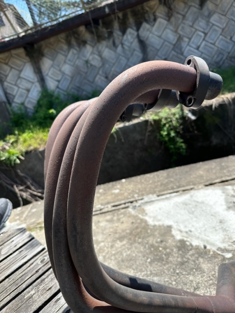 Kawasaki Z1Z2 ロングエキパイ65φ_3