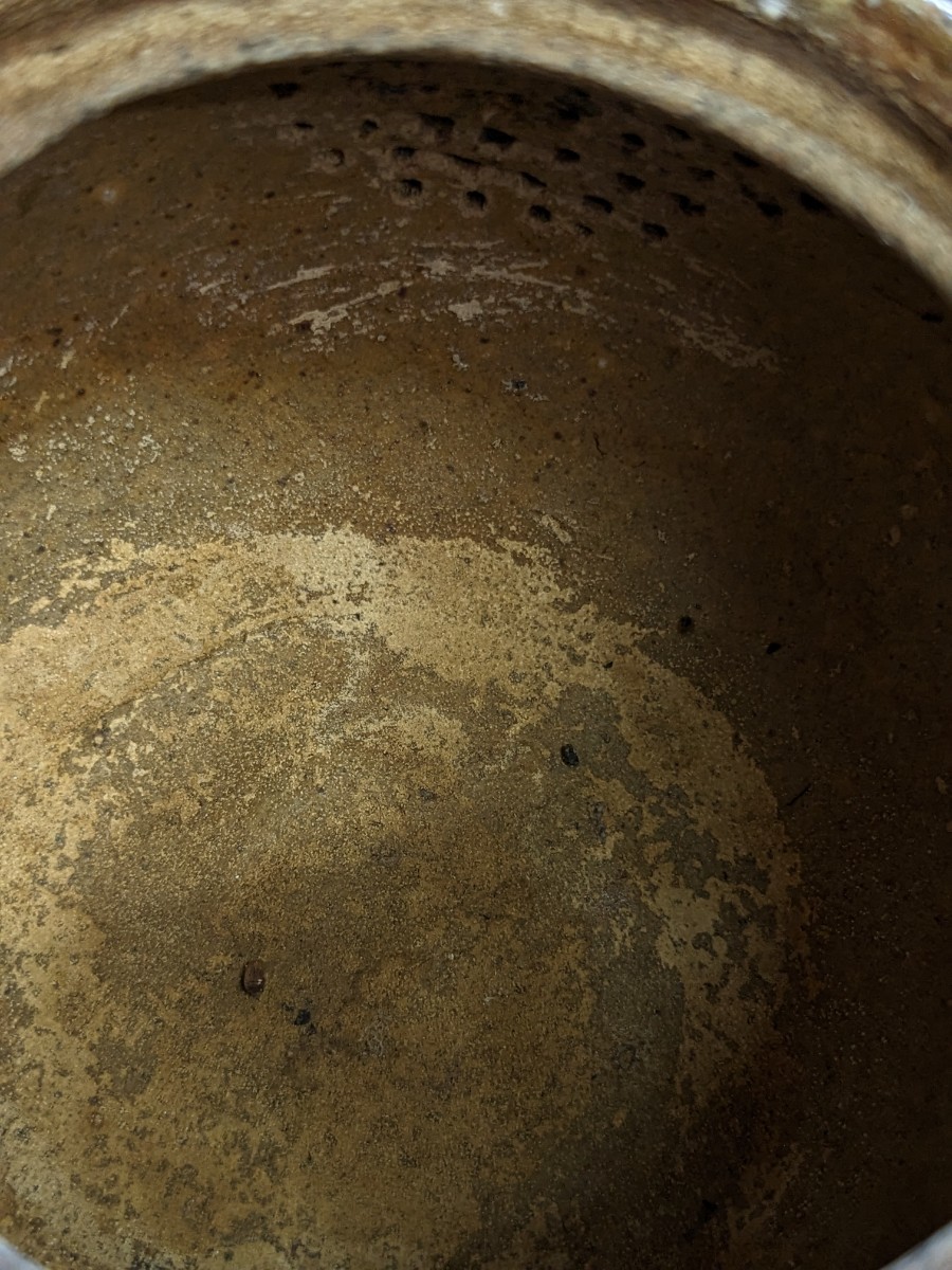 古い 煎茶道具 備前焼 陶山 銘 宝瓶 急須 約10×8.5cm Yahoo