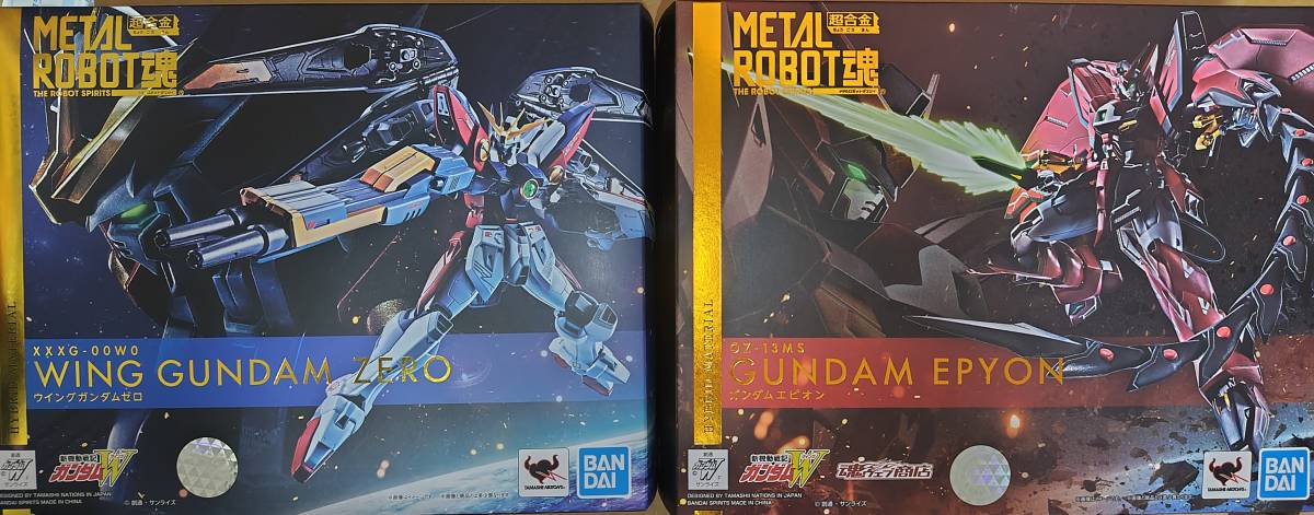 美品 METAL ROBOT魂 ウイングガンダムゼロ ガンダムエピオン 2体セット メタルロボット魂 新機動戦記ガンダムW