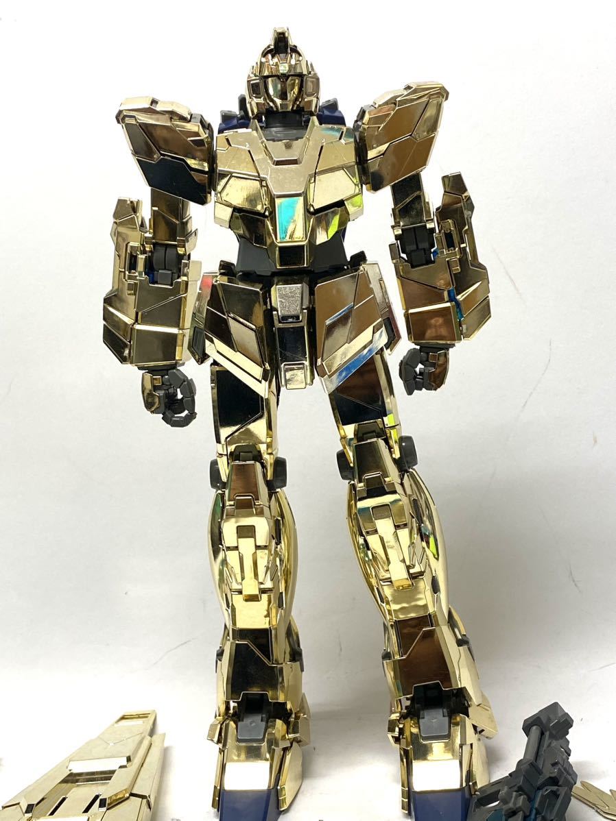 1/100 MG ユニコーンガンダム ゴールドメッキ 金メッキ 完成品(機動 