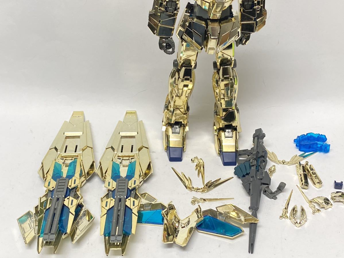 1/100 MG ユニコーンガンダム ゴールドメッキ 金メッキ 完成品(機動 