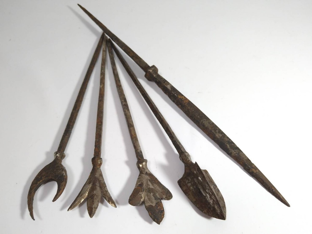 freadman 刀装具 武具 時代 鏃 矢尻 独鈷 在銘 N 5103 freadman 刀装具