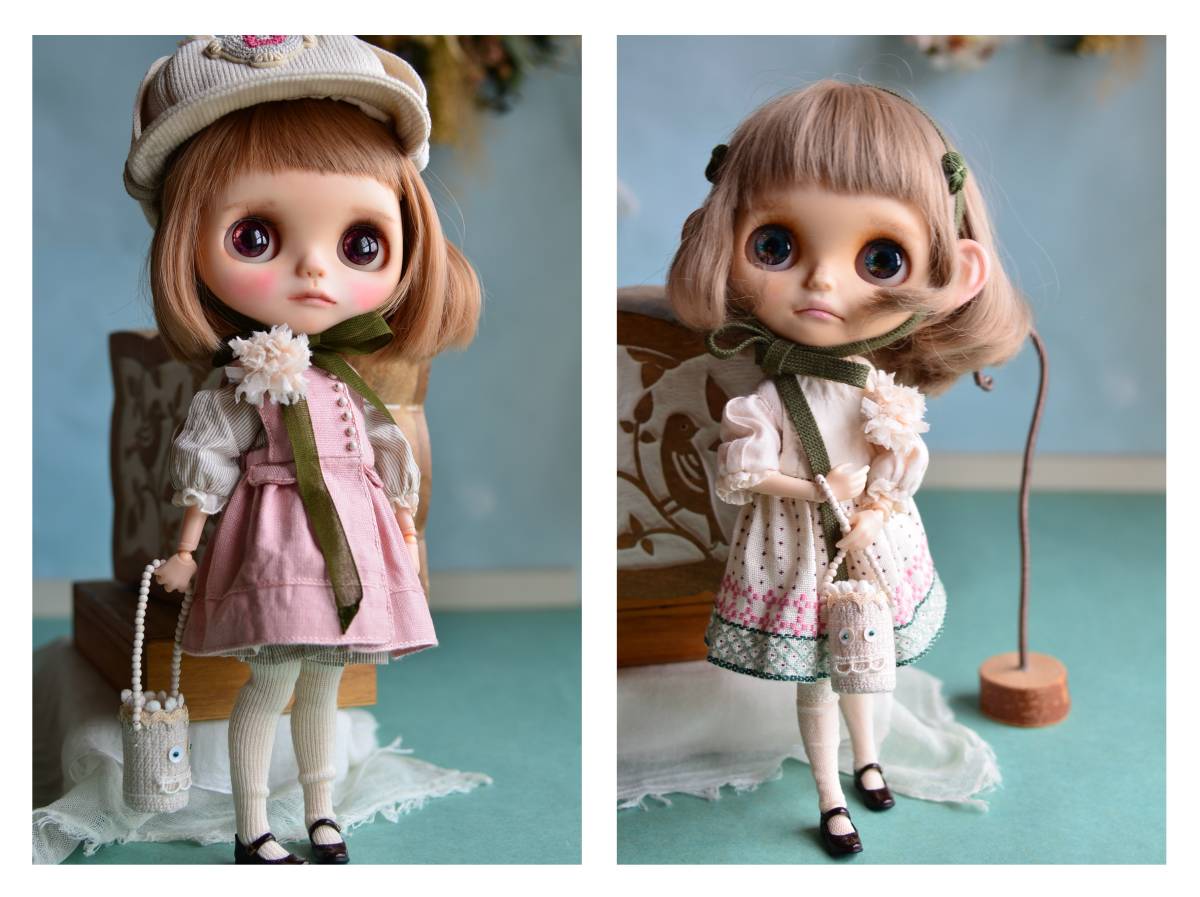 blythe outfit.. ブライス アウトフィット 草木染め
