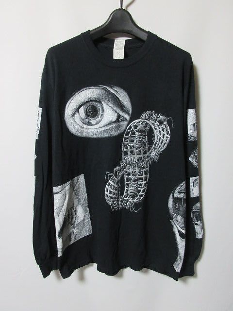 エッシャー Escher 90s M.C. USA製 だまし絵 古着 マルチ 豪華 - M